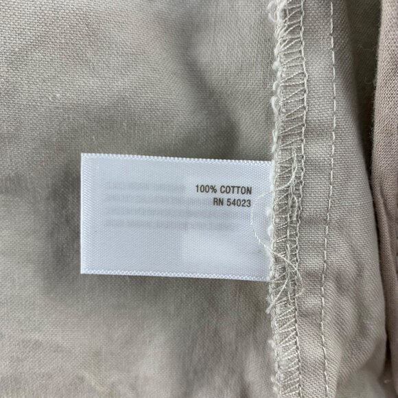 Old Navy Tan Canvas Zip Front Bomber Jacket M - Picture 4 of 6